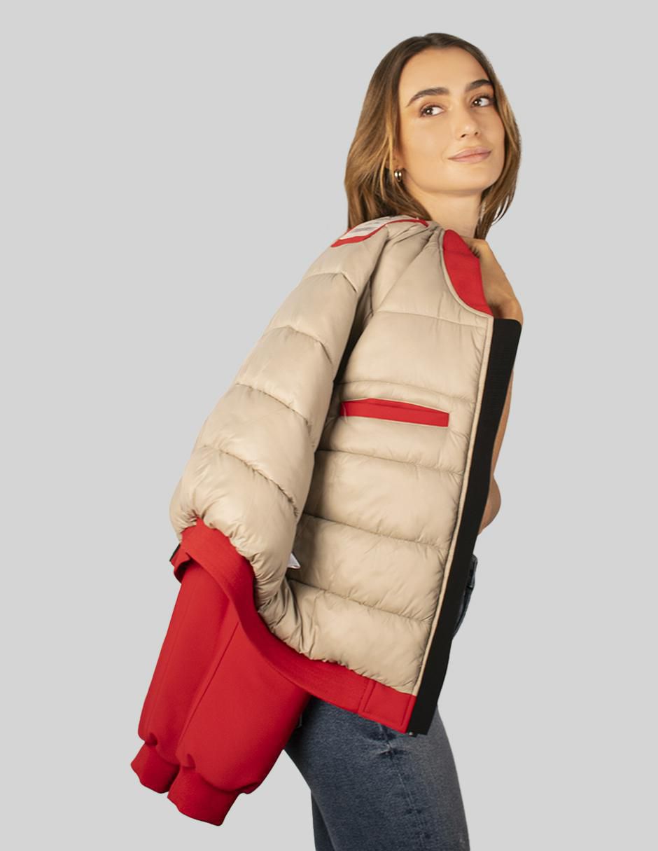 "chamarra" bomber greenlander sin familia o colección no impermeable "de" poliéster "para mujer"