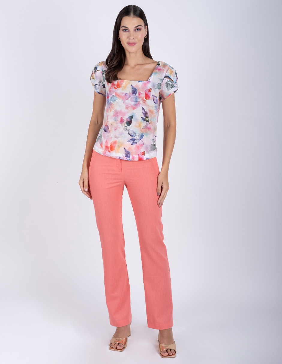 Blusa manga corta para mujer 2