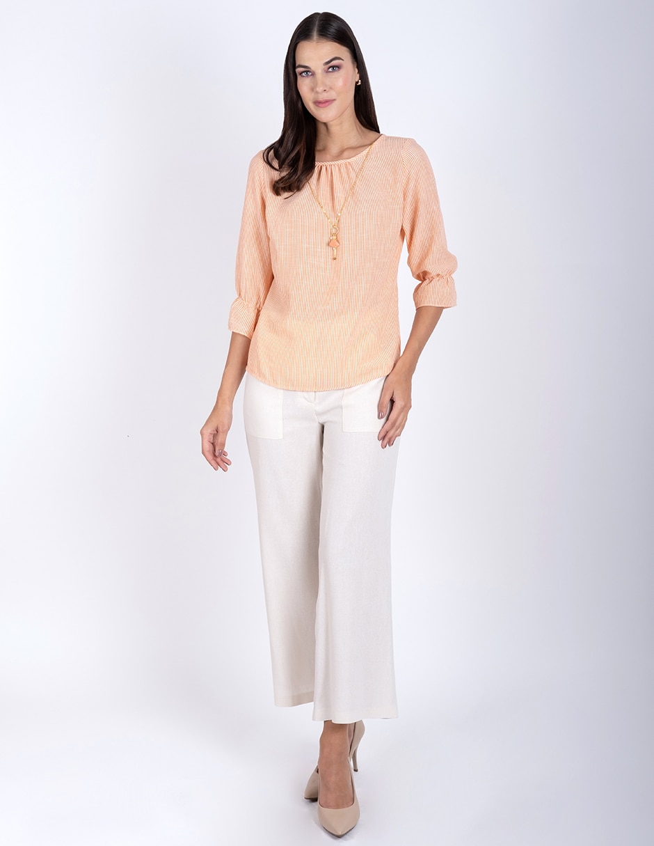 Blusa manga 3/4 para mujer 2