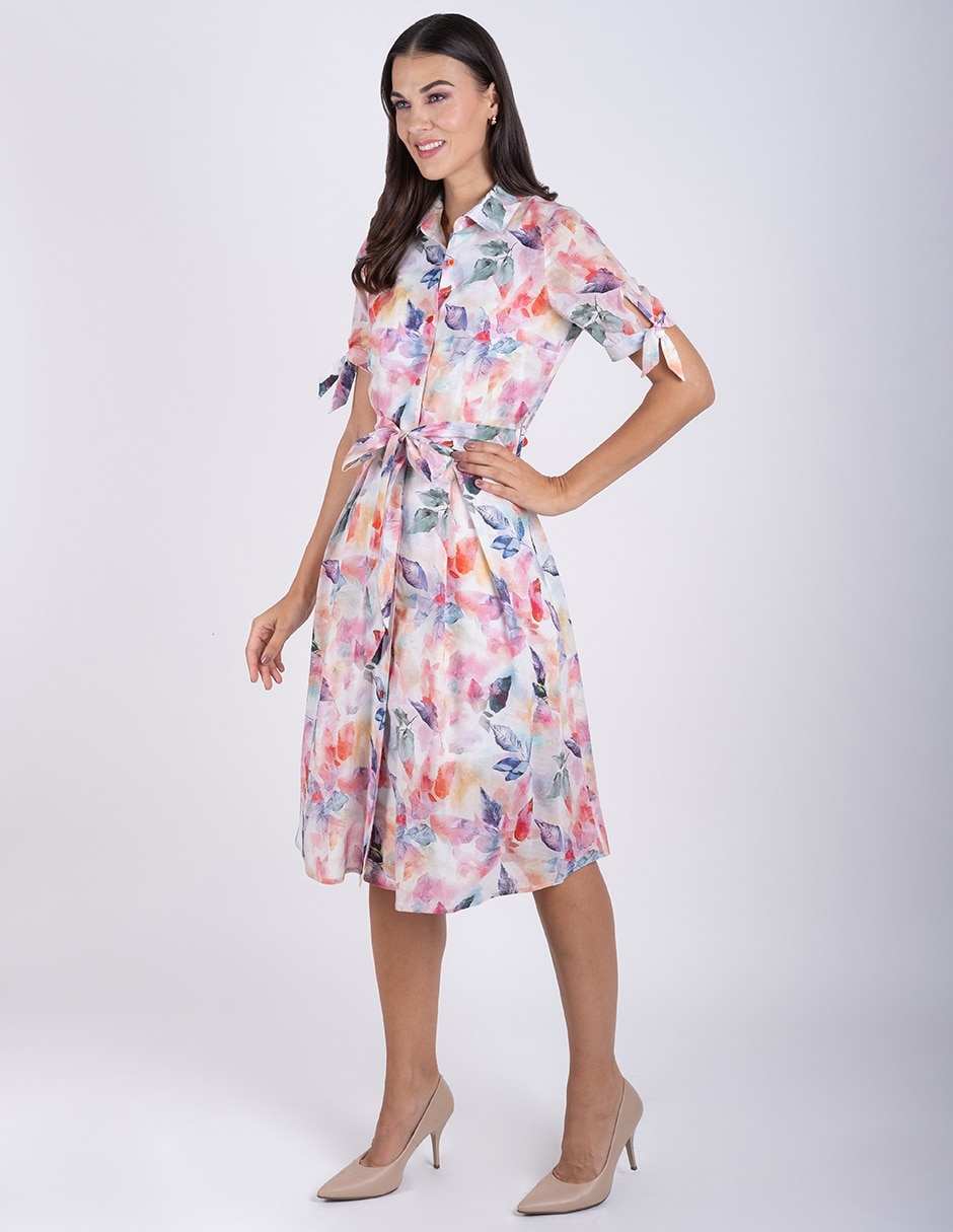 Vestido a la rodilla casual para mujer 2