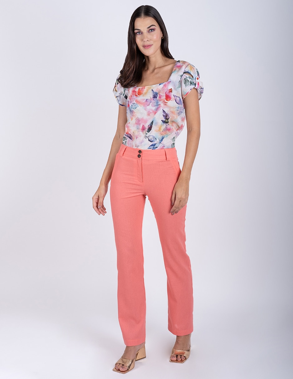Pantalón regular para mujer 2