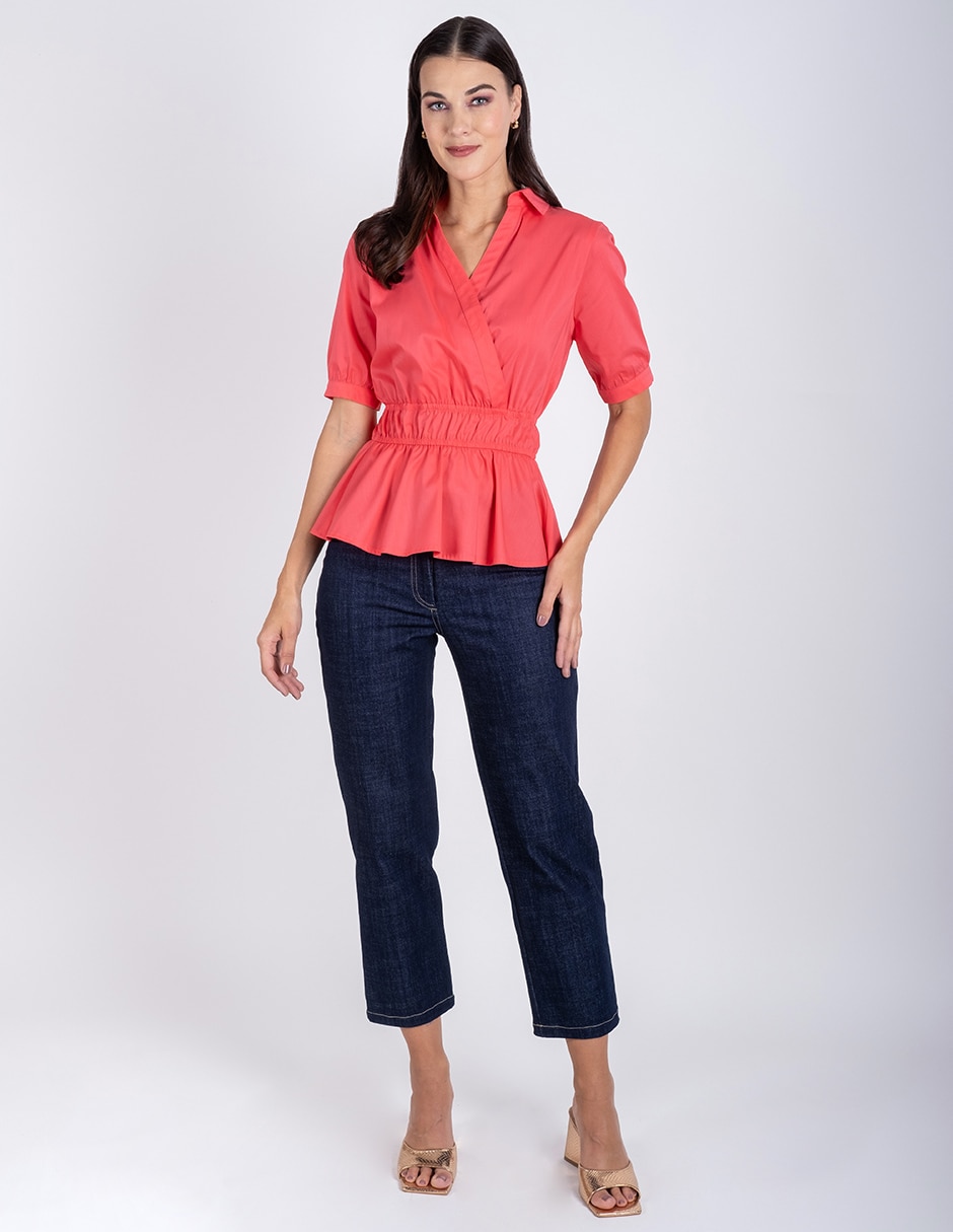 Blusa manga corta para mujer 2