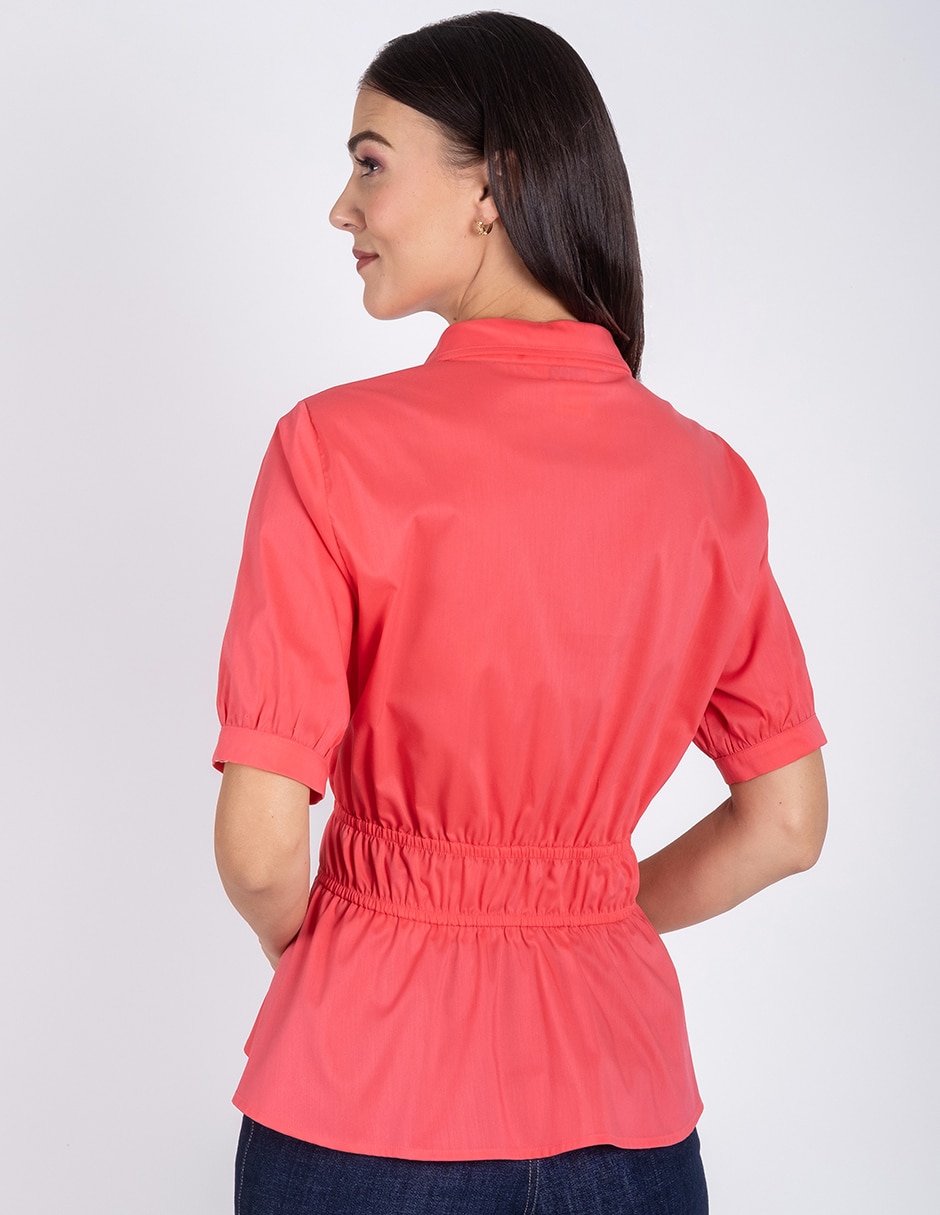 Blusa manga corta para mujer 4