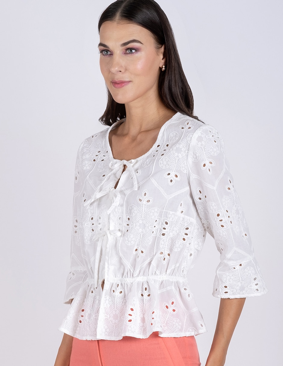 Blusa manga 3/4 para mujer 3