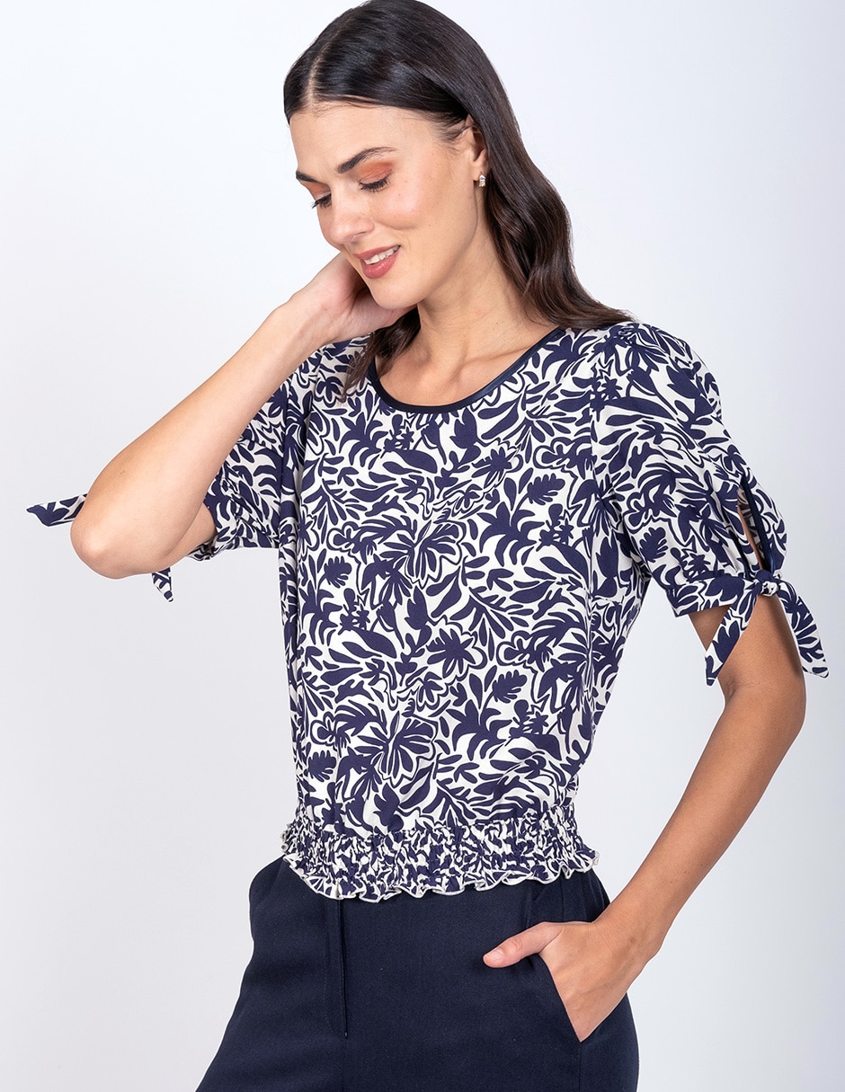 Blusa manga corta para mujer 3