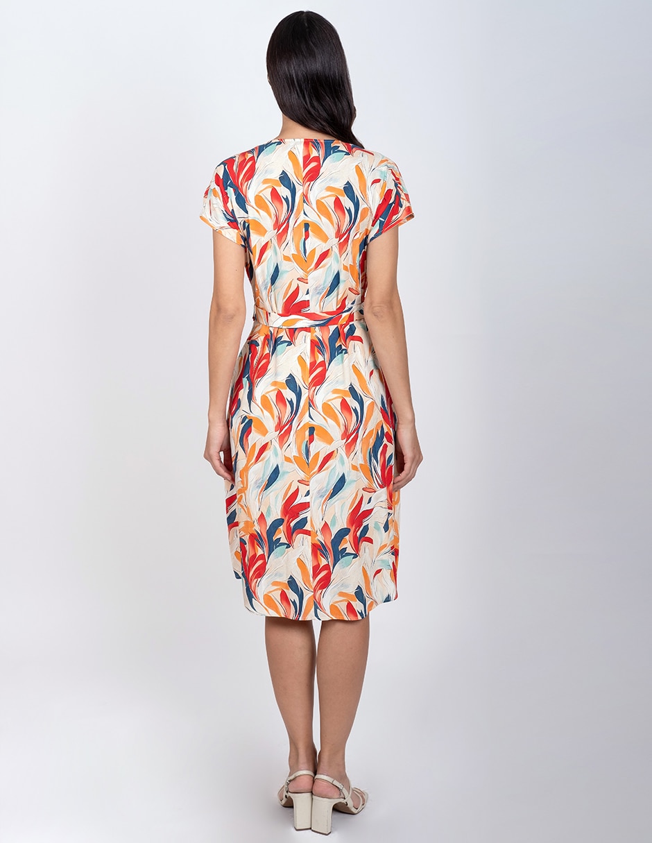 Vestido a la rodilla casual para mujer 4