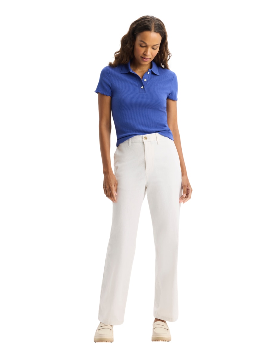 Playera tipo polo para mujer 5