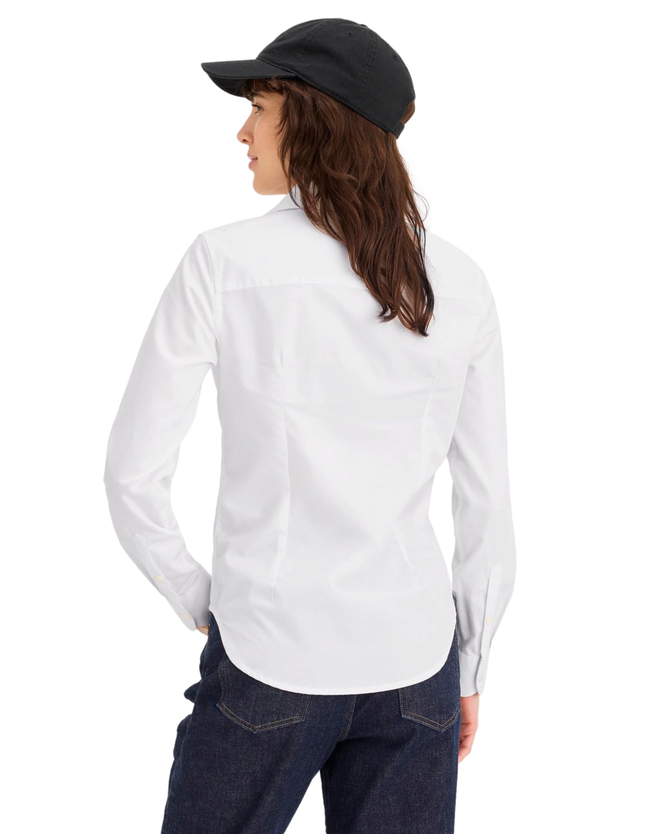 Blusa camisera manga larga para mujer 3