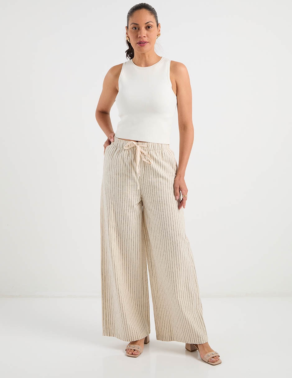 Pantalón relaxed flare para mujer 3
