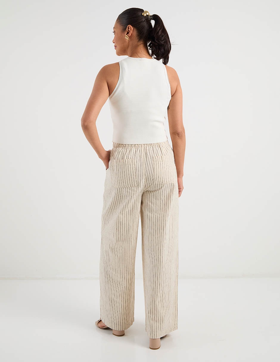 Pantalón relaxed flare para mujer 6