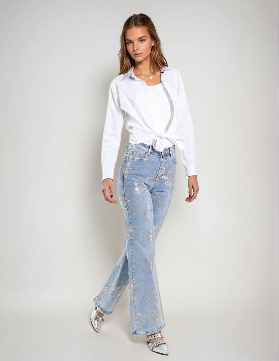 Blusa camisera manga larga para mujer 3