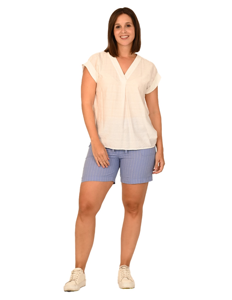 Blusa manga corta para mujer 2