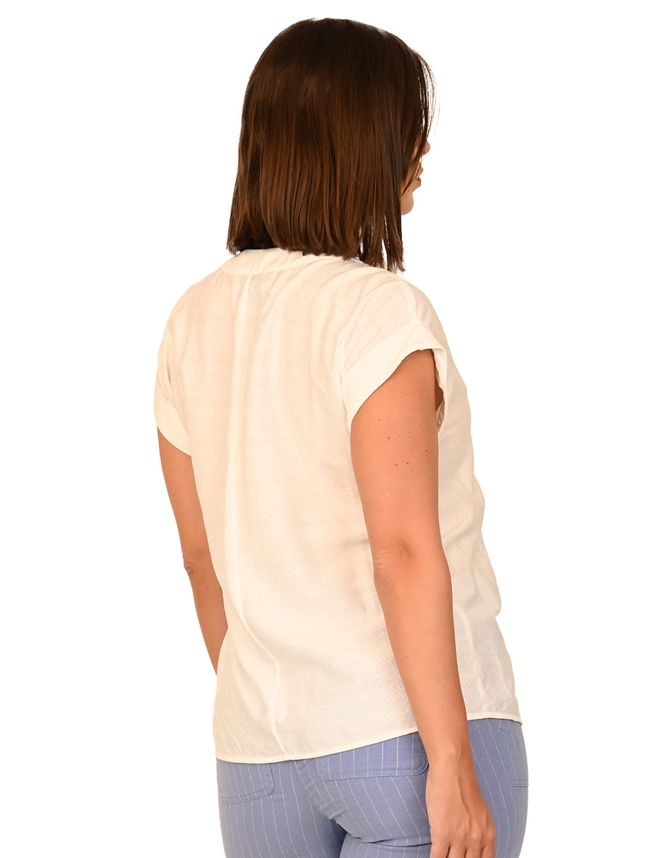 Blusa manga corta para mujer 3