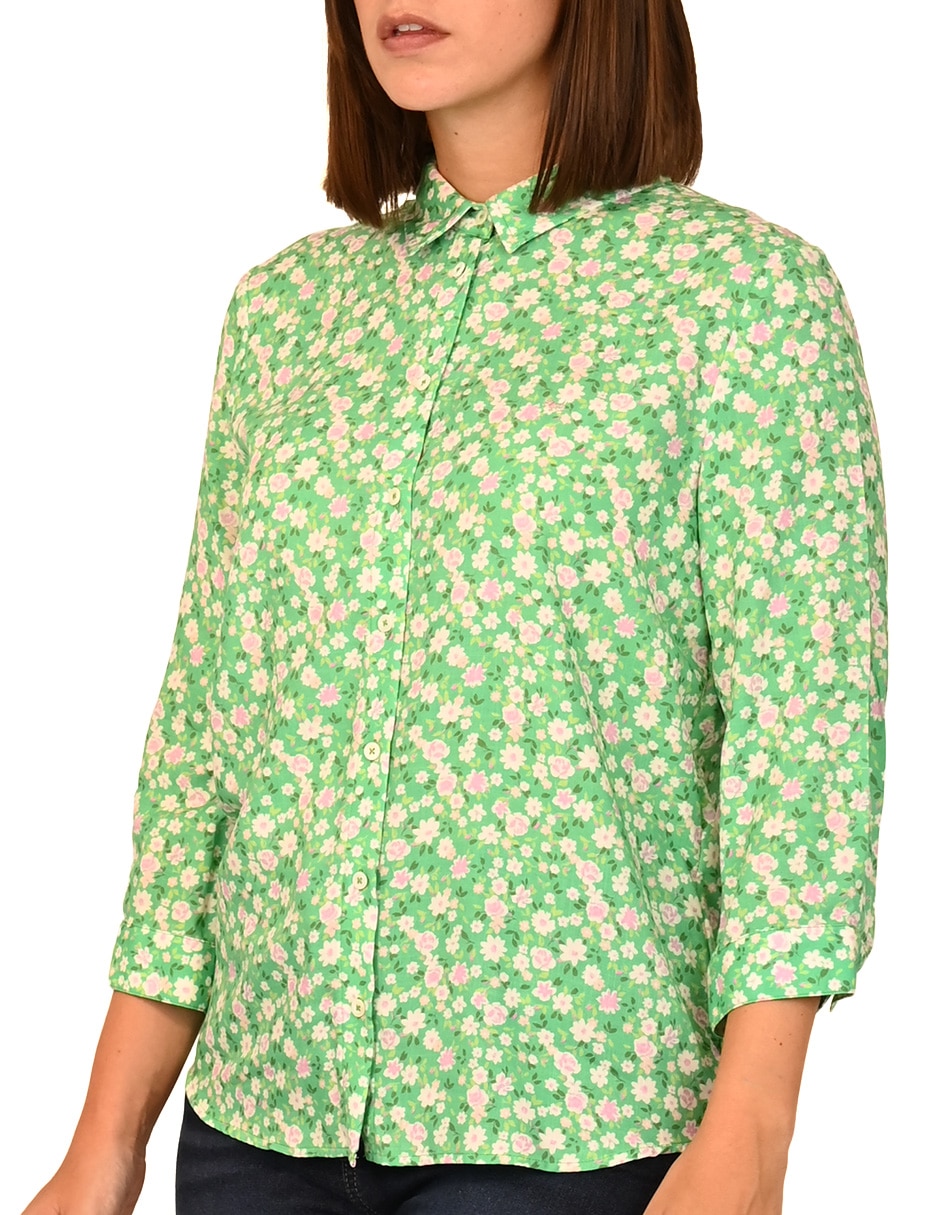 Blusa manga 3/4 para mujer 4