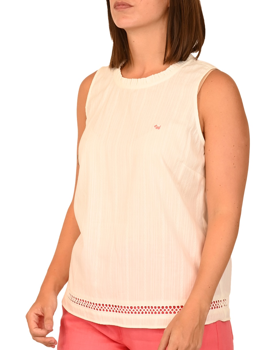 Blusa sin manga para mujer 4