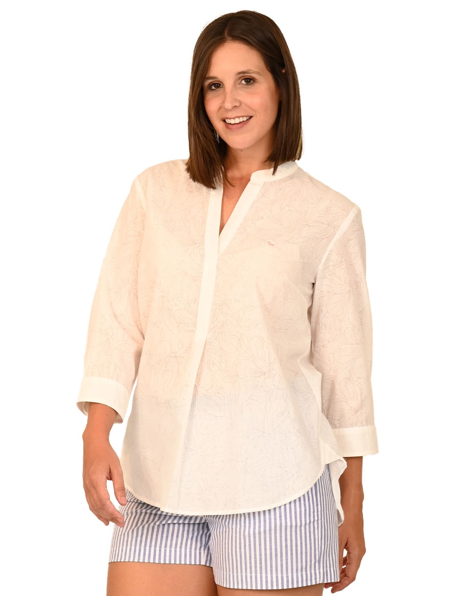 Blusa manga 3/4 para mujer