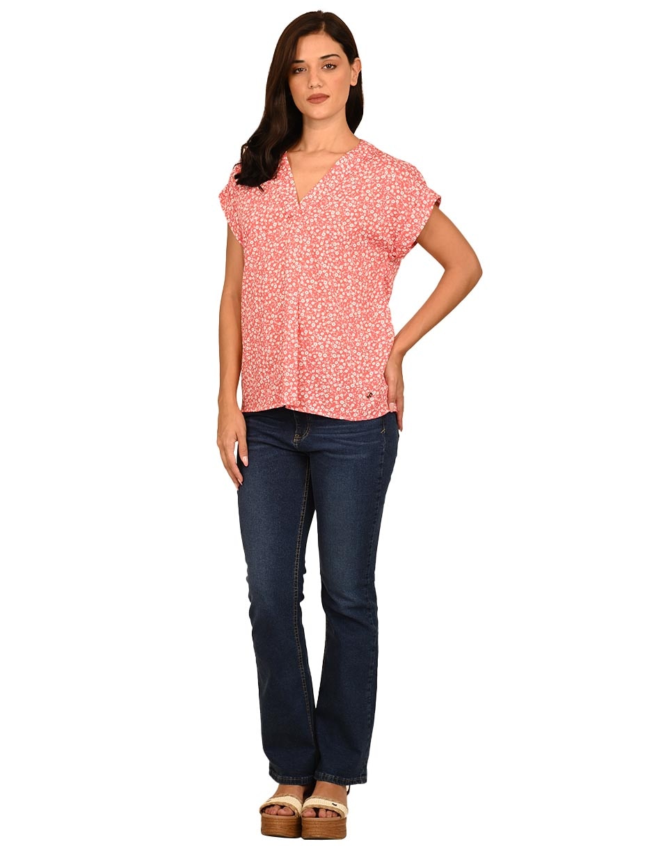 Blusa manga corta para mujer 2
