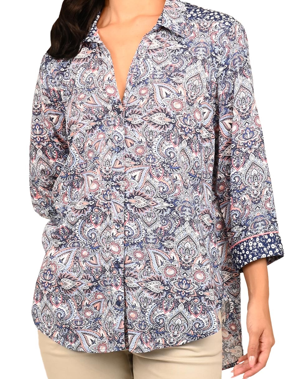 Blusa manga 3/4 para mujer 4