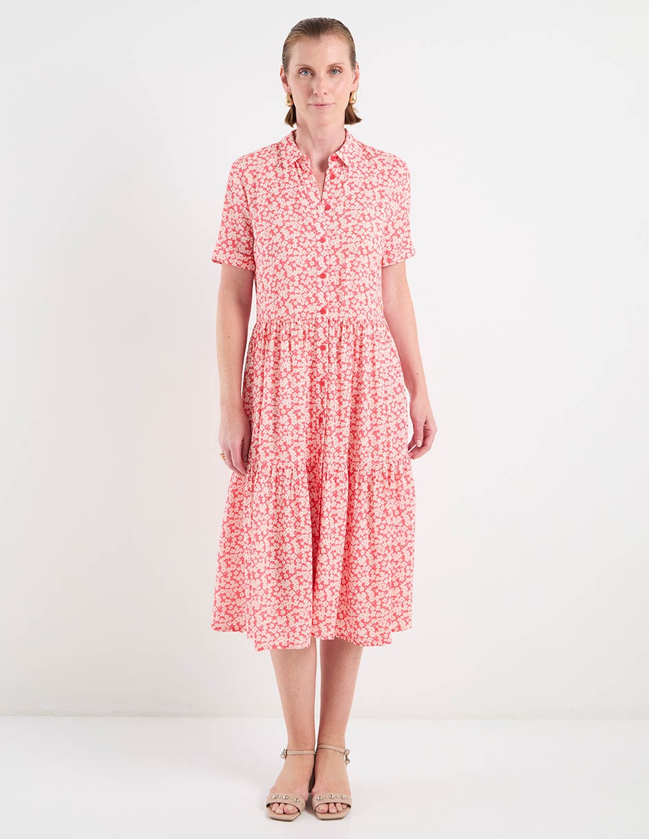 Vestido midi casual para mujer