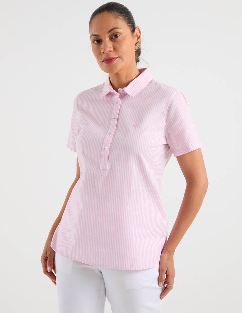 Blusa manga corta para mujer