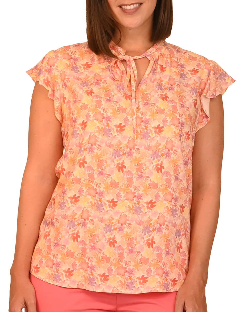 Blusa manga corta para mujer 4