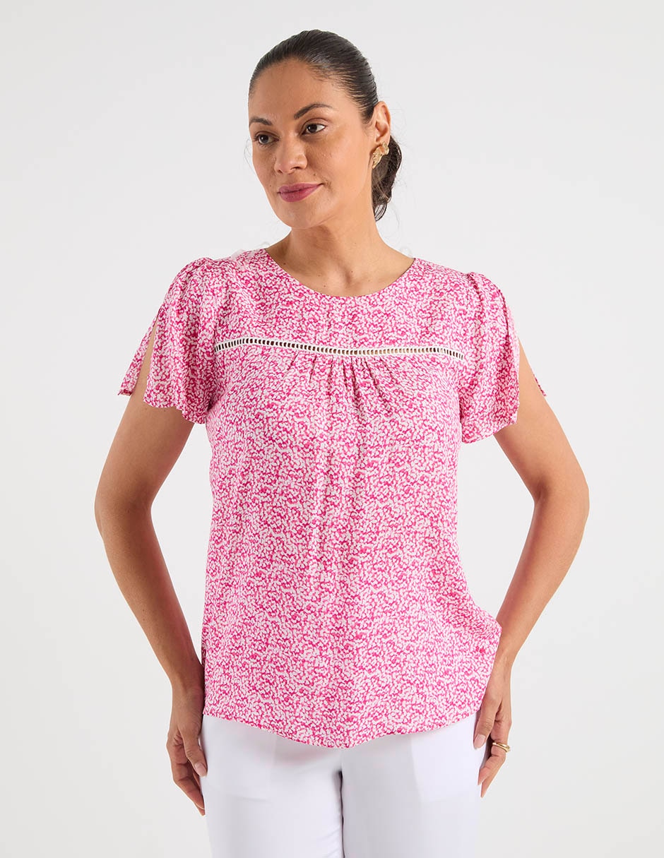 Blusa manga corta para mujer 2