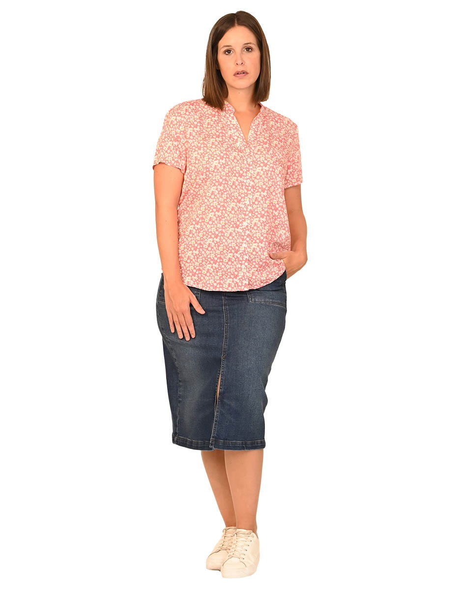 Blusa manga corta para mujer 2