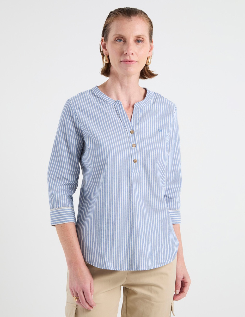 Blusa manga 3/4 para mujer