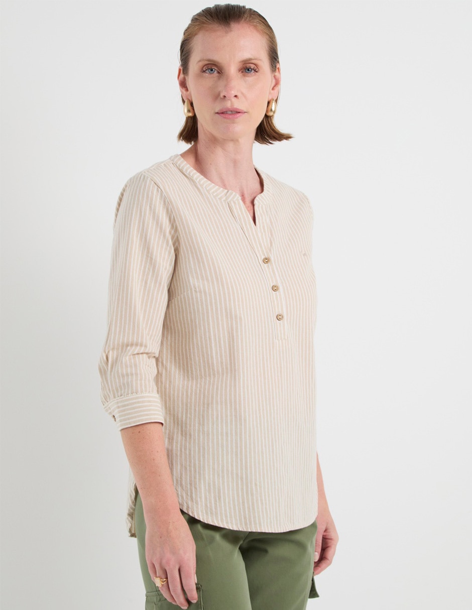 Blusa manga 3/4 para mujer 7