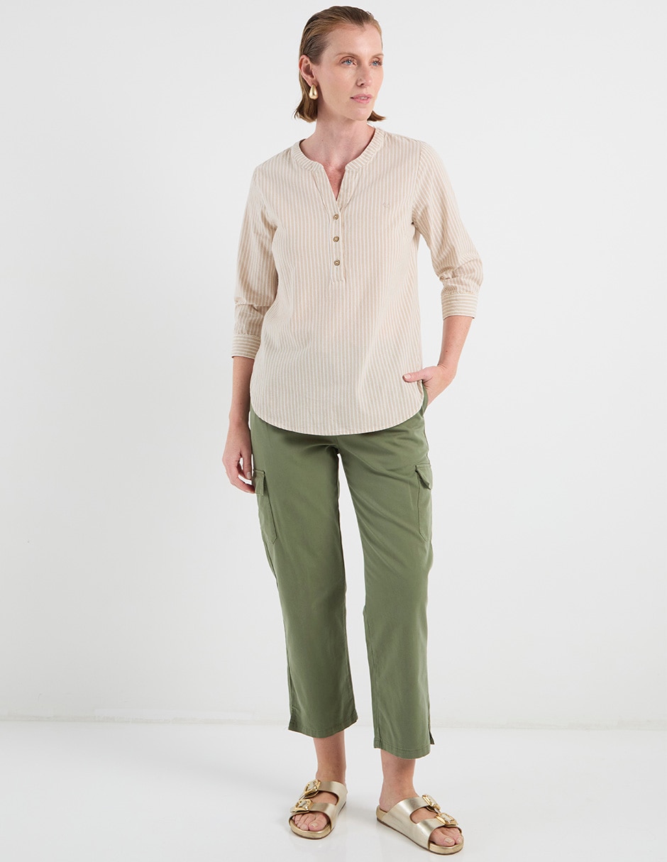 Blusa manga 3/4 para mujer 8