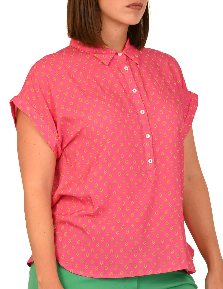 BLUSA FERRIONI M28684 REGUL, M, FUCSIA