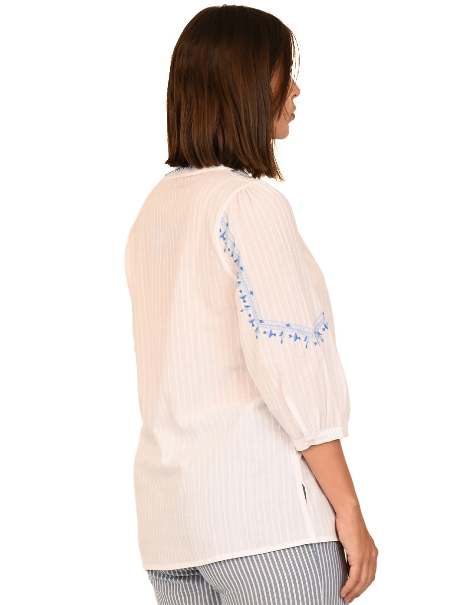 Blusa manga 3/4 para mujer 3