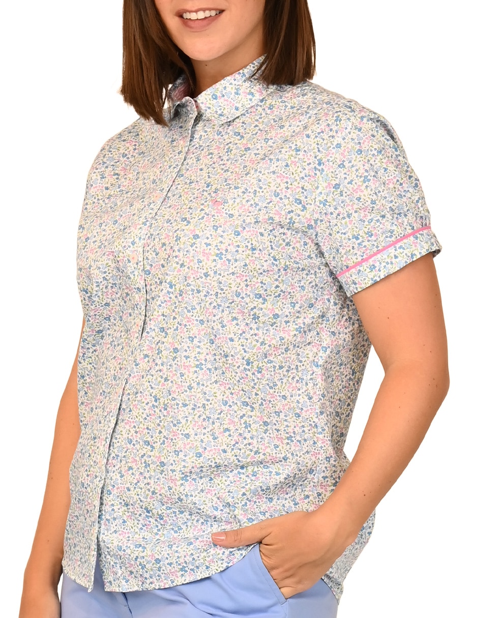 Blusa manga corta para mujer 4