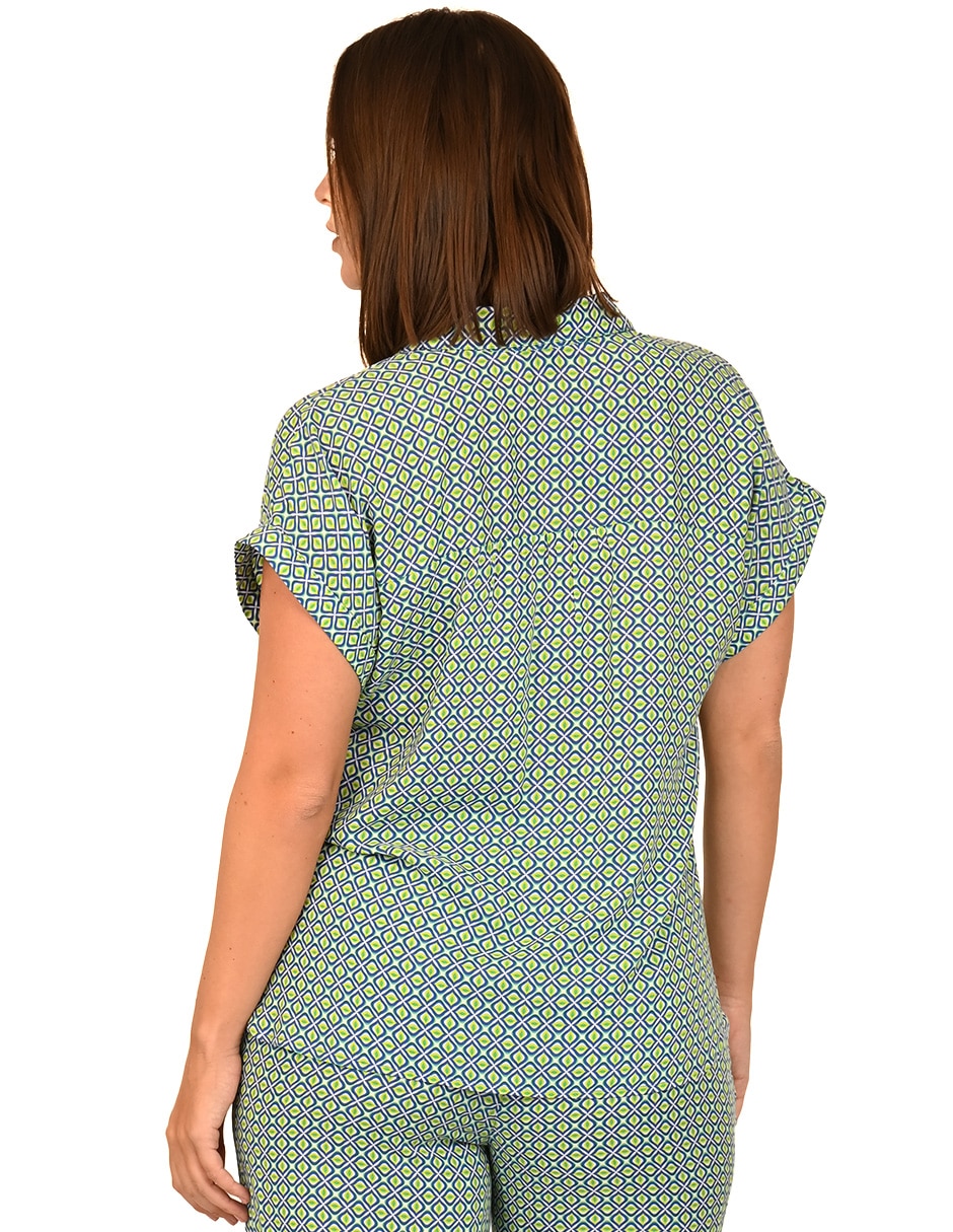 Blusa manga corta para mujer 3