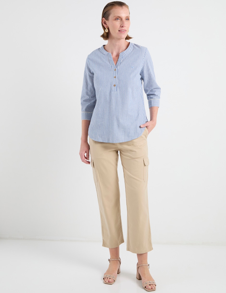 Pantalón cargo regular para mujer 2