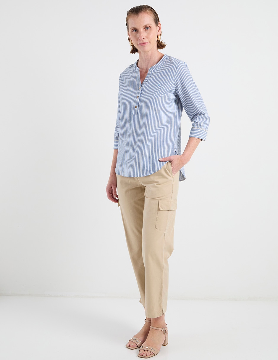 Pantalón cargo regular para mujer 3