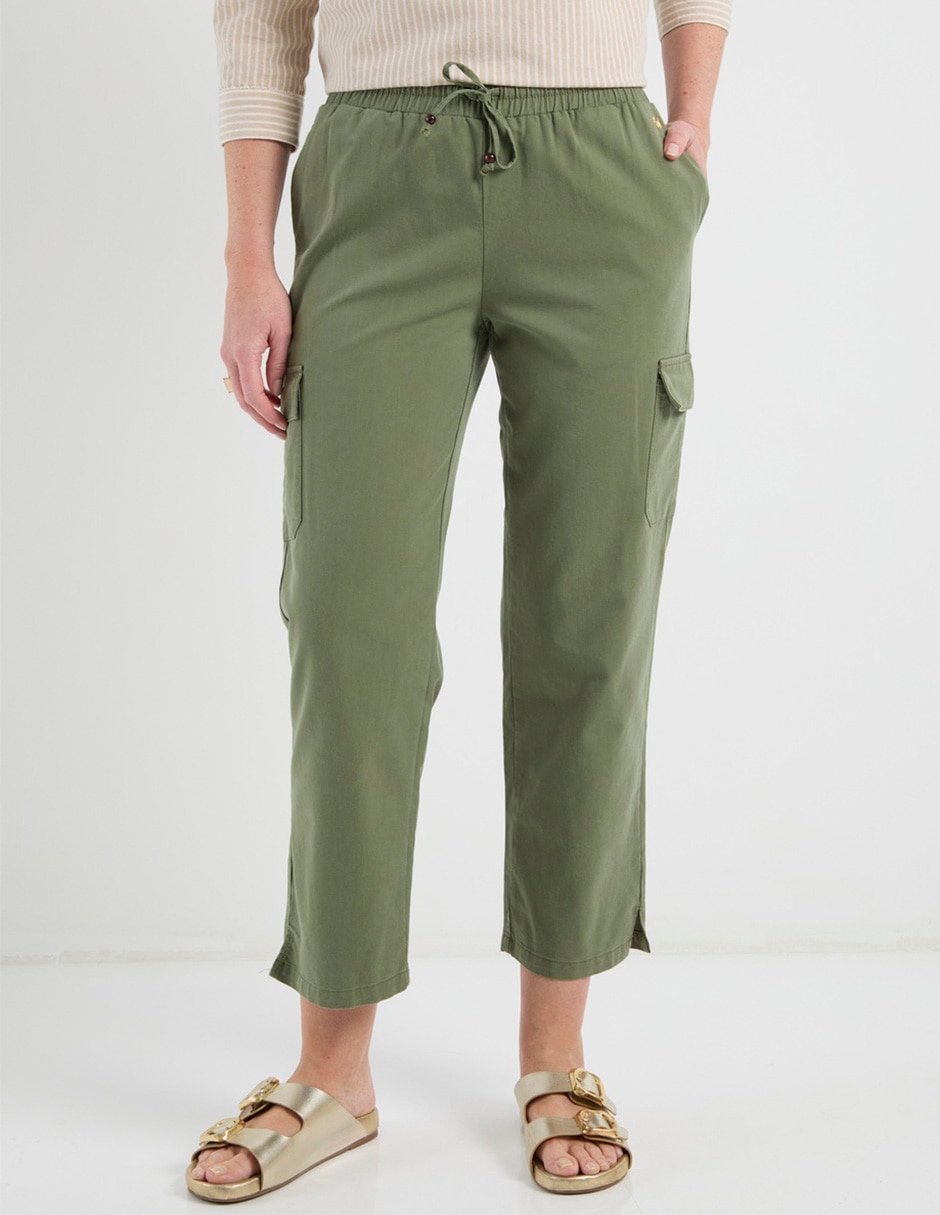 Pantalón cargo regular para mujer