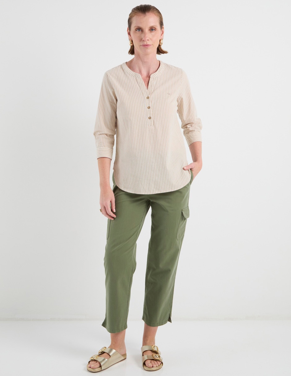 PANTALON FERRIONI M28, 11, VERDE OLIVO