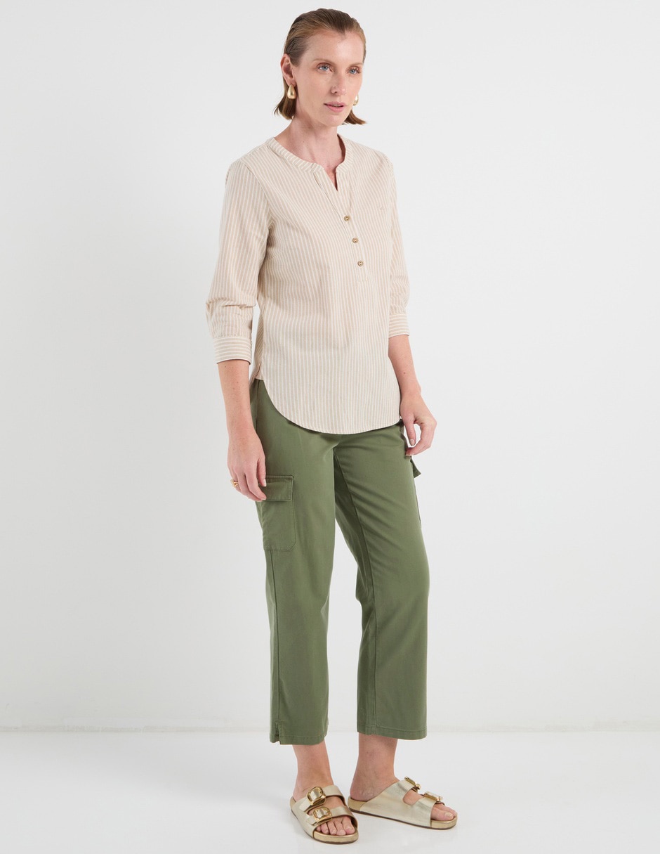 PANTALON FERRIONI M28, 11, VERDE OLIVO