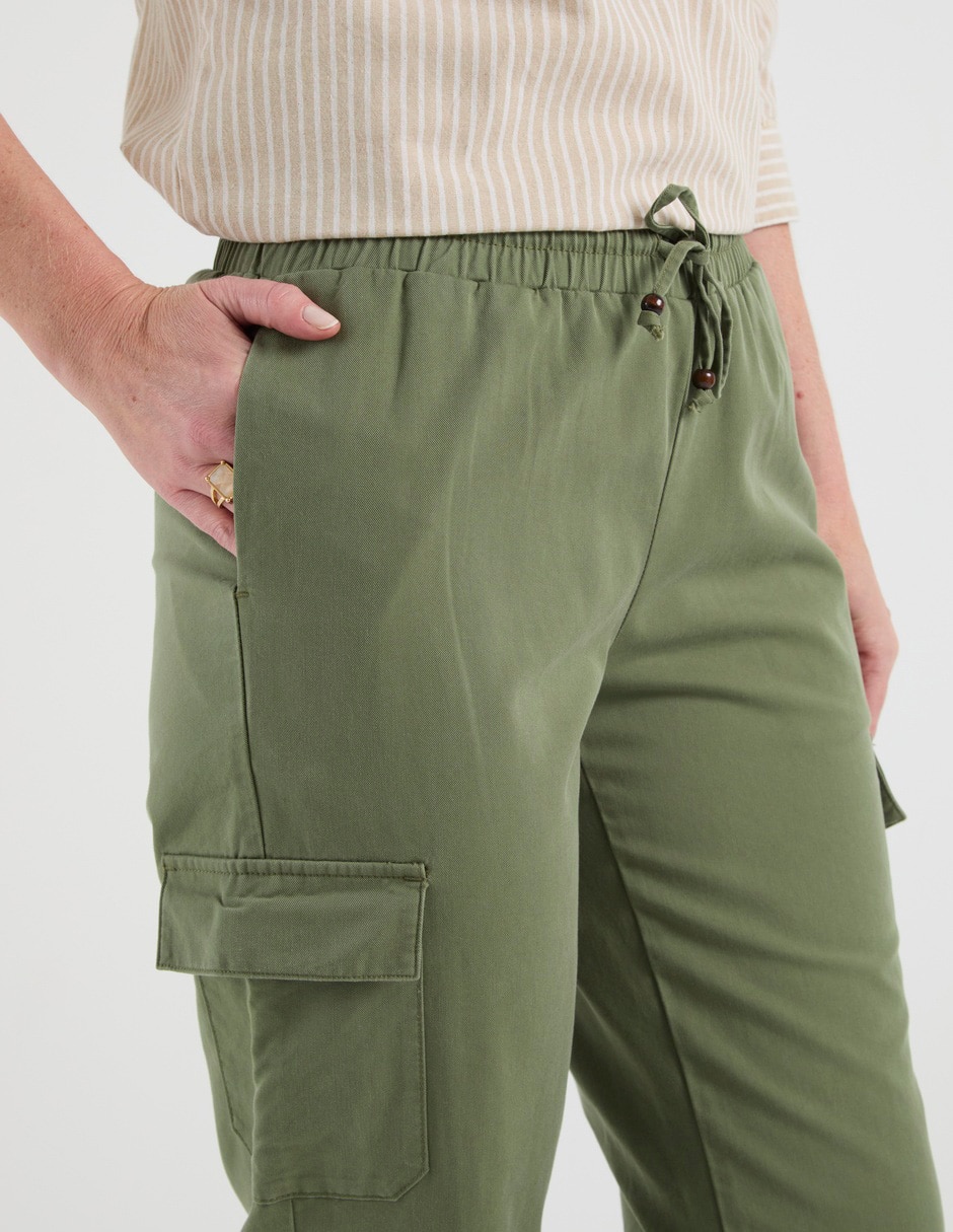 PANTALON FERRIONI M28, 11, VERDE OLIVO