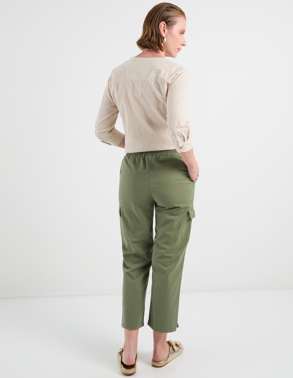 PANTALON FERRIONI M28, 11, VERDE OLIVO