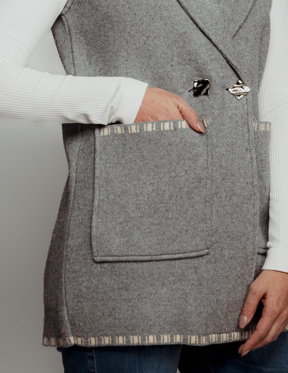 "chaleco" zuio no "de" viscosa "para mujer"