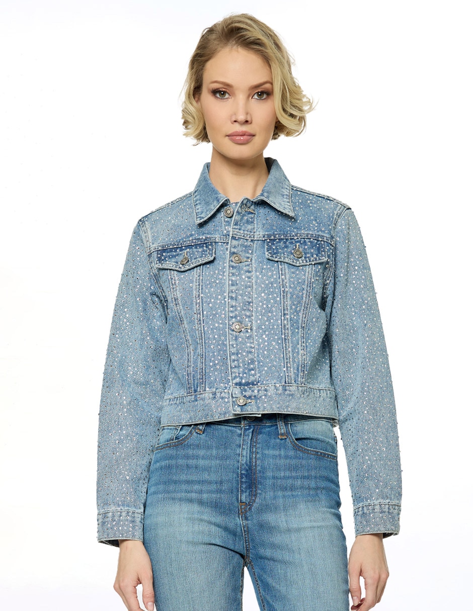 Chamarra denim para mujer