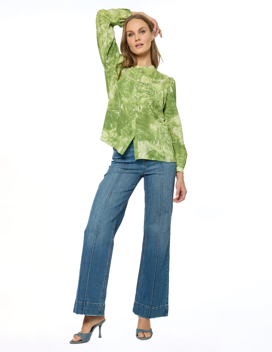 Blusa manga larga para mujer 2