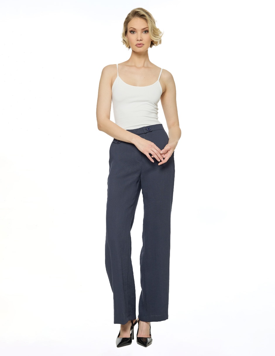 Pantalón de vestir regular para mujer 2