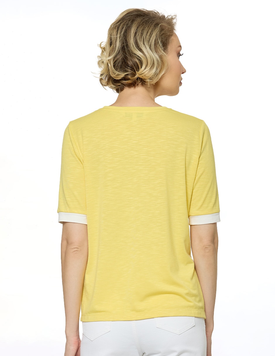 Blusa manga corta para mujer 4