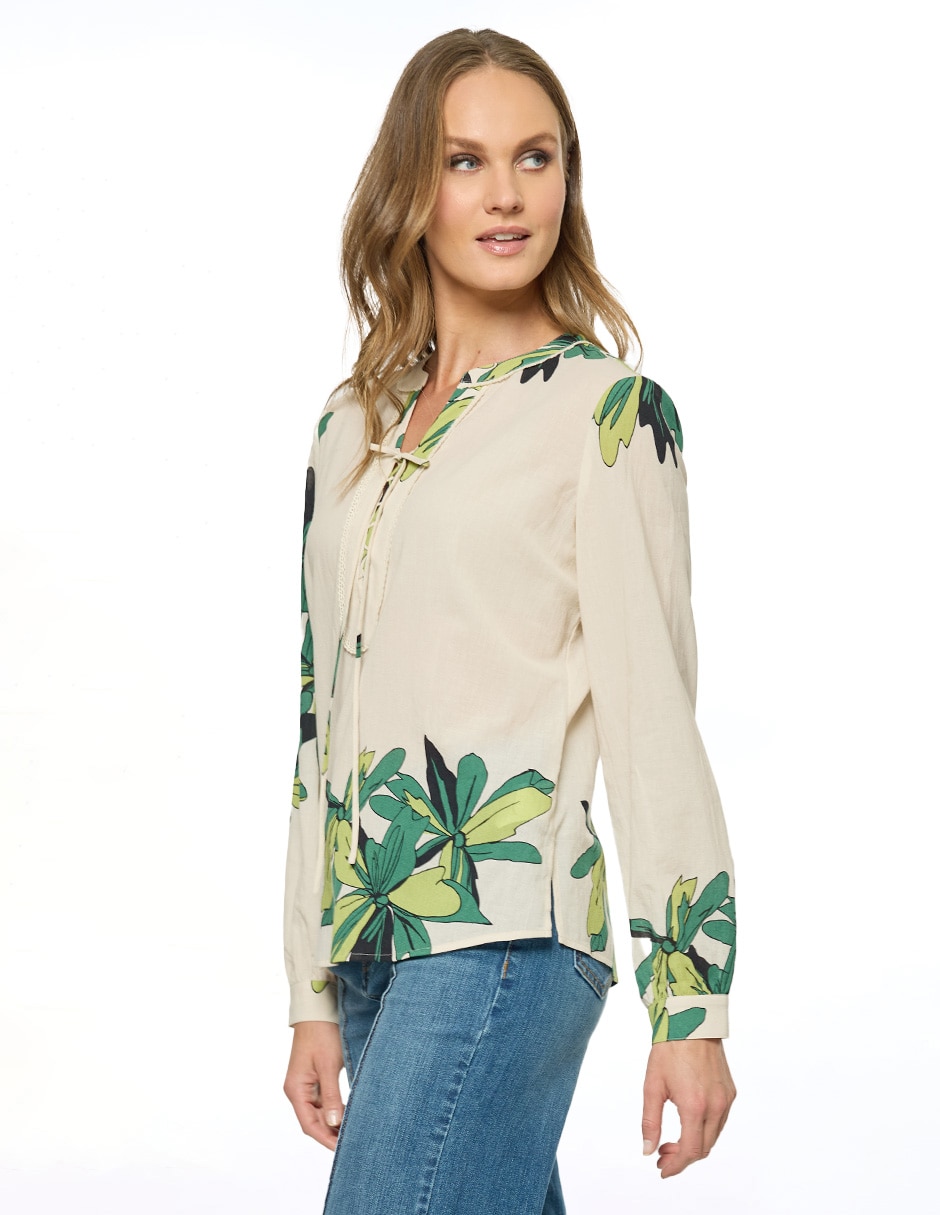Blusa manga larga para mujer 3