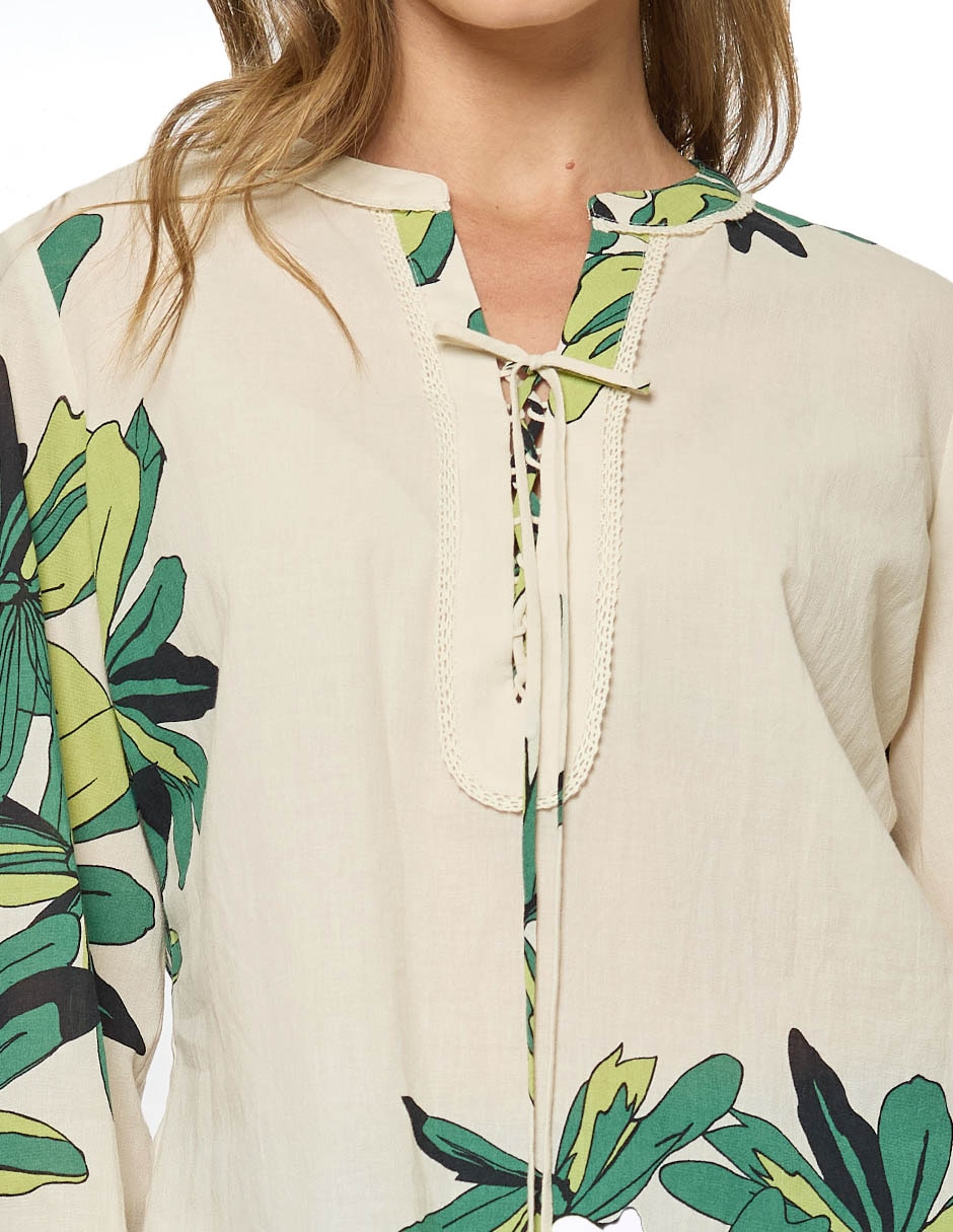 Blusa manga larga para mujer 5