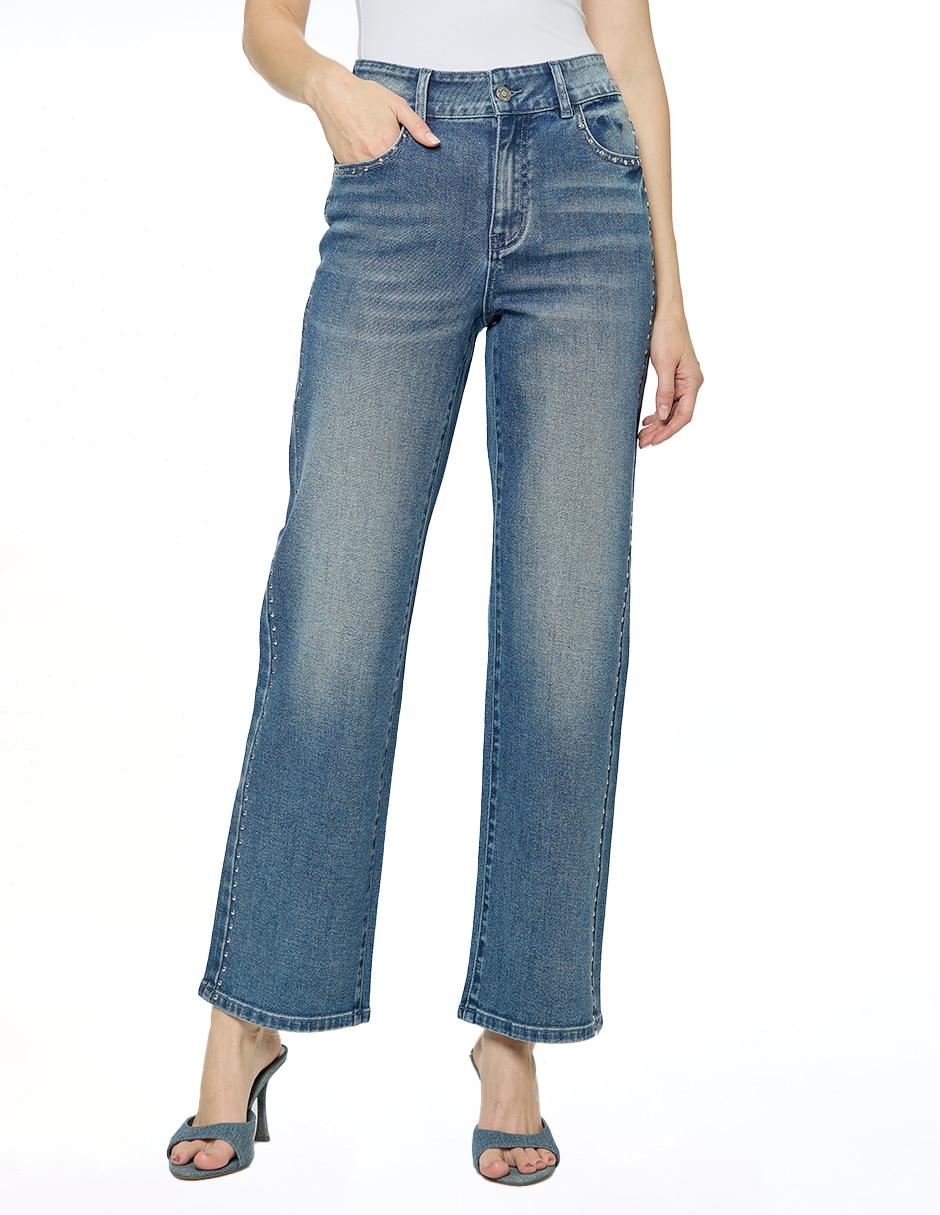 Jeans bota para mujer