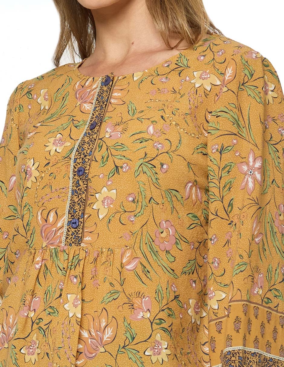 Blusa manga larga para mujer 5